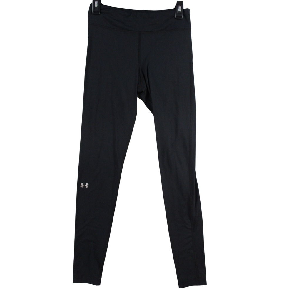 Under Armour HeatGear Black Compression Leggings Womens Small Activewear Tights